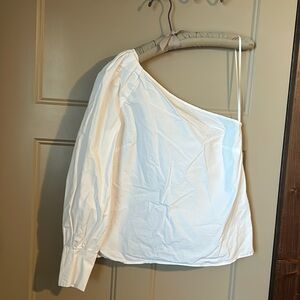 Derek Lam collective one shoulder blouse